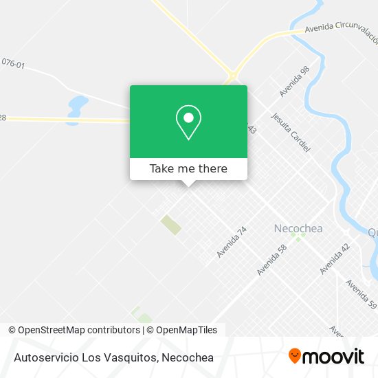 Autoservicio Los Vasquitos map