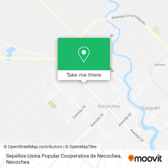 Mapa de Sepelios-Usina Popular Cooperativa de Necochea