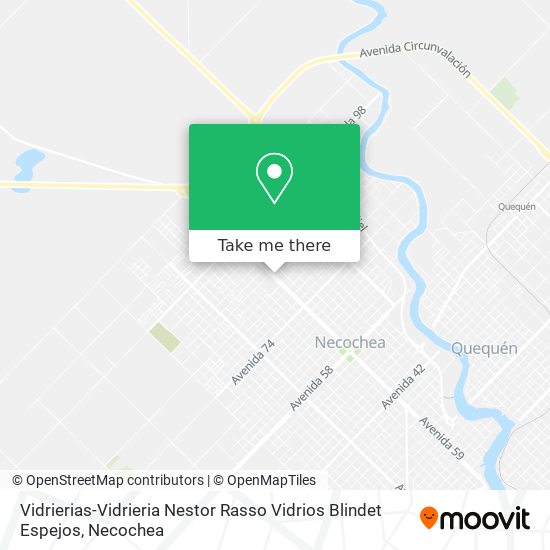 Mapa de Vidrierias-Vidrieria Nestor Rasso Vidrios Blindet Espejos