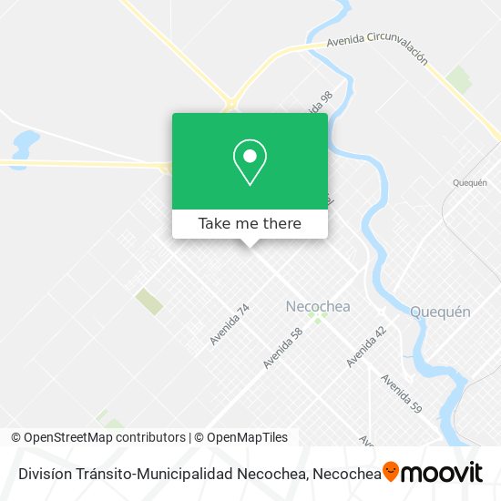Divisíon Tránsito-Municipalidad Necochea map