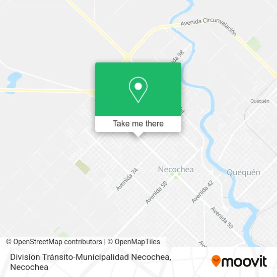 Mapa de Divisíon Tránsito-Municipalidad Necochea