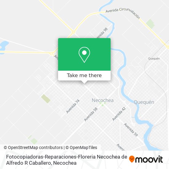 Fotocopiadoras-Reparaciones-Floreria Necochea de Alfredo R Caballero map