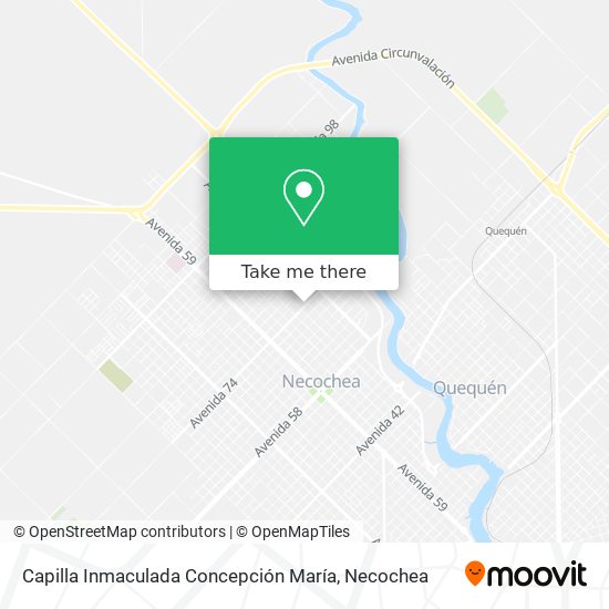 Capilla Inmaculada Concepción María map