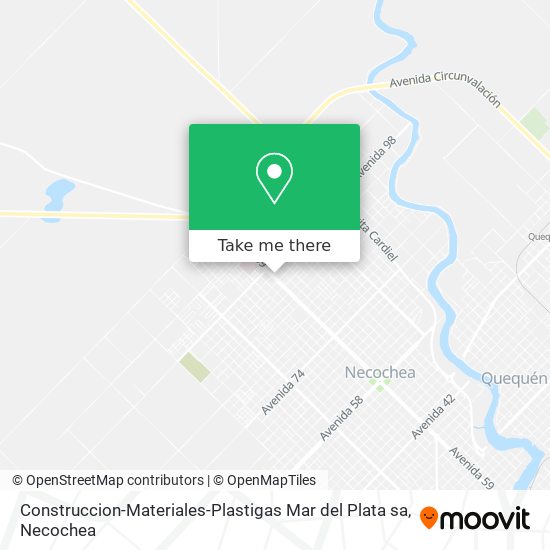 Construccion-Materiales-Plastigas Mar del Plata sa map