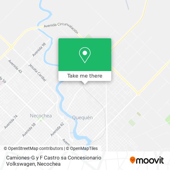 Camiones-G y F Castro sa Concesionario Volkswagen map