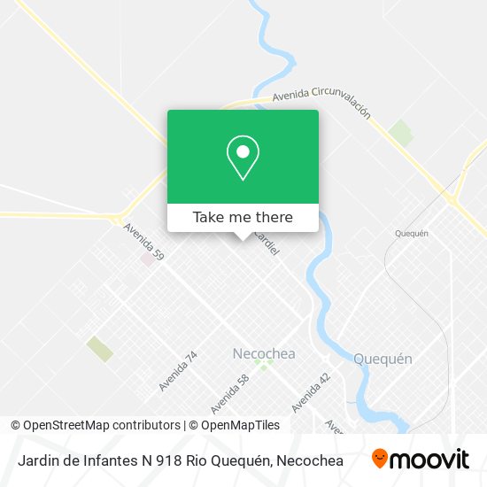 Jardin de Infantes N 918 Rio Quequén map