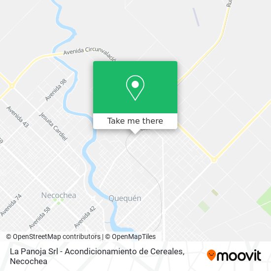 Mapa de La Panoja Srl - Acondicionamiento de Cereales