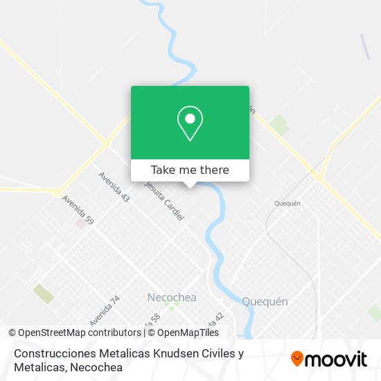 Mapa de Construcciones Metalicas Knudsen Civiles y Metalicas