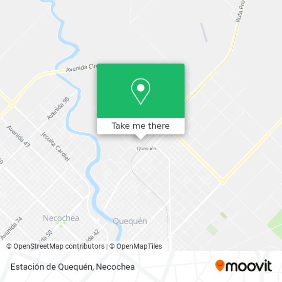 Estación de Quequén map