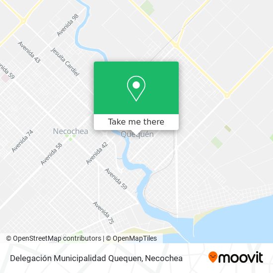 Delegación Municipalidad Quequen map
