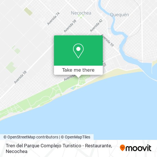 Tren del Parque Complejo Turistico - Restaurante map