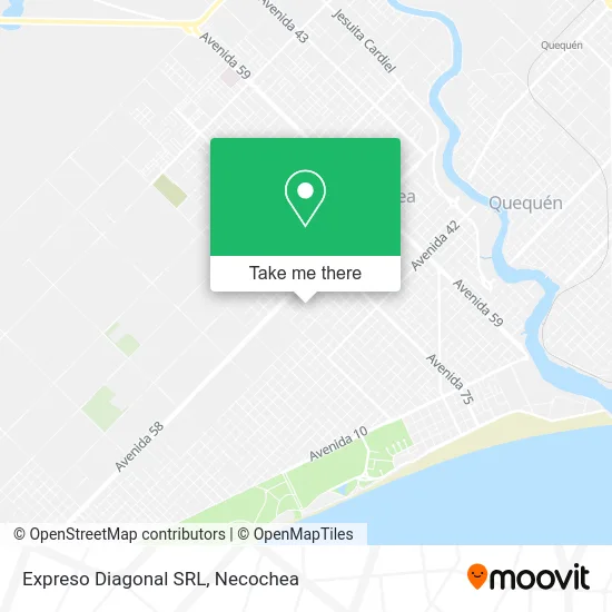 Expreso Diagonal SRL map