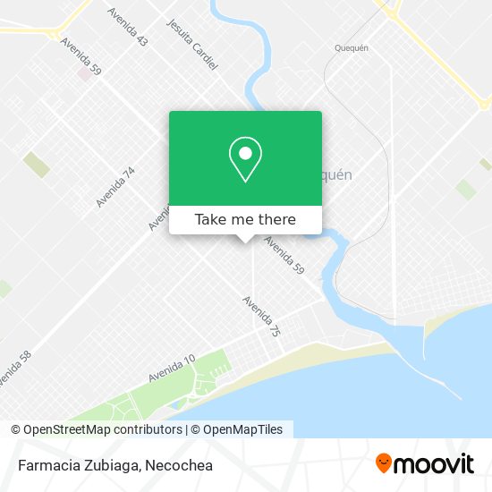 Mapa de Farmacia Zubiaga