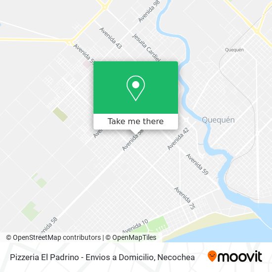 Mapa de Pizzeria El Padrino - Envios a Domicilio