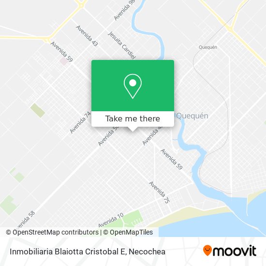 Mapa de Inmobiliaria Blaiotta Cristobal E