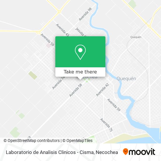 Laboratorio de Analisis Clinicos - Cisma map