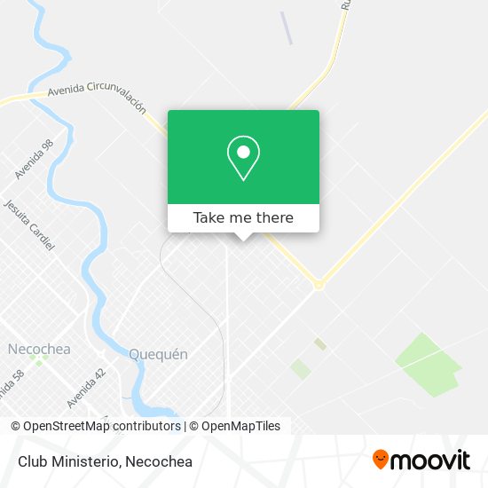 Club Ministerio map