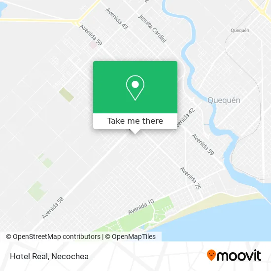 Hotel Real map