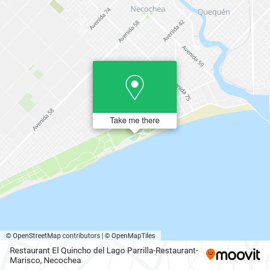 Restaurant El Quincho del Lago Parrilla-Restaurant-Marisco map