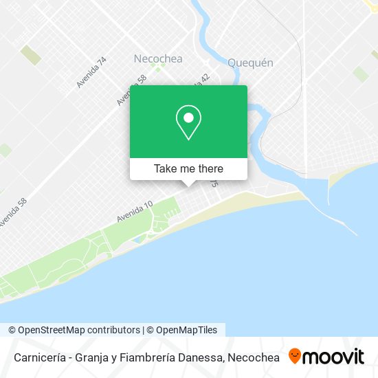 Carnicería - Granja y Fiambrería Danessa map