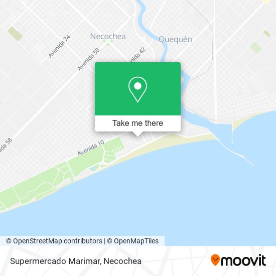 Mapa de Supermercado Marimar