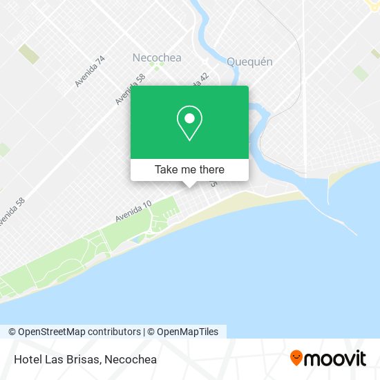 Hotel Las Brisas map