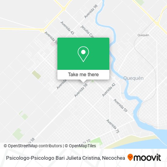 Mapa de Psicologo-Psicologo Bari Julieta Cristina