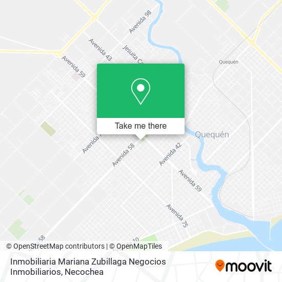 Inmobiliaria Mariana Zubillaga Negocios Inmobiliarios map