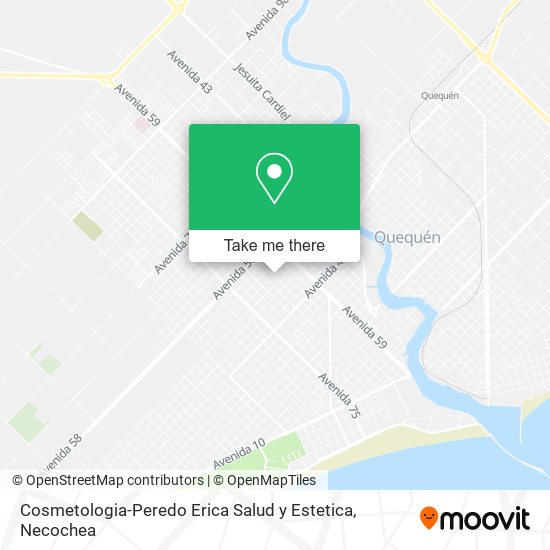 Cosmetologia-Peredo Erica Salud y Estetica map