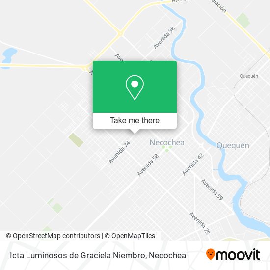 Icta Luminosos de Graciela Niembro map