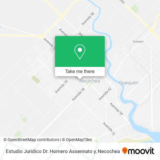 Mapa de Estudio Juridico Dr. Homero Assennato y