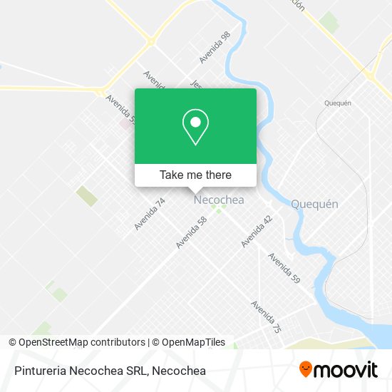 Pintureria Necochea SRL map