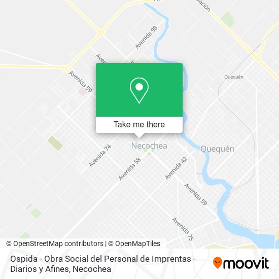 Ospida - Obra Social del Personal de Imprentas - Diarios y Afines map