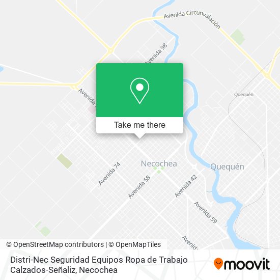 Distri-Nec Seguridad Equipos Ropa de Trabajo Calzados-Señaliz map