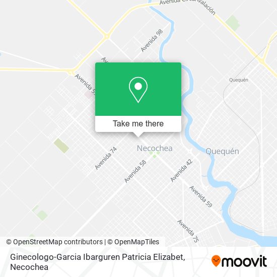 Ginecologo-Garcia Ibarguren Patricia Elizabet map