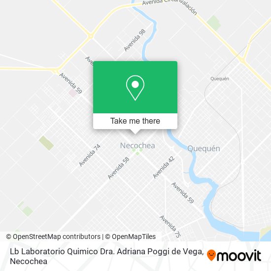 Lb Laboratorio Quimico Dra. Adriana Poggi de Vega map