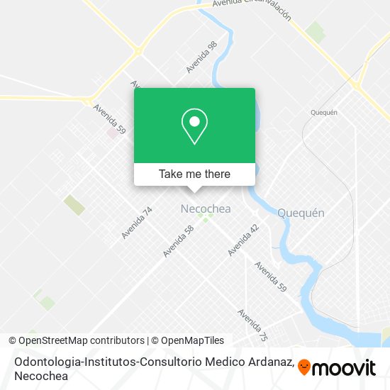 Odontologia-Institutos-Consultorio Medico Ardanaz map