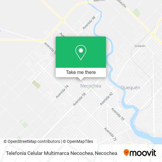 Telefonía Celular Multimarca Necochea map