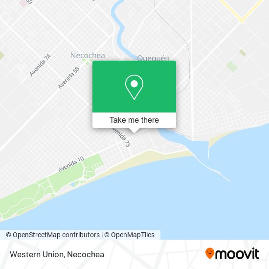 Western Union map