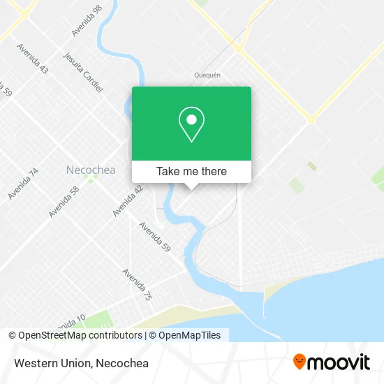 Mapa de Western Union