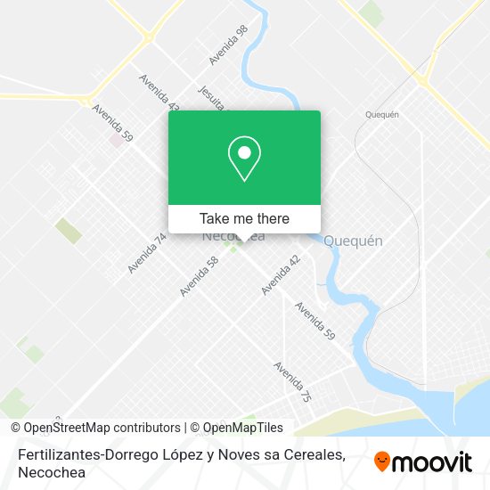 Fertilizantes-Dorrego López y Noves sa Cereales map