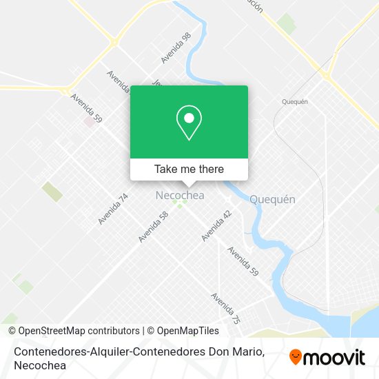 Mapa de Contenedores-Alquiler-Contenedores Don Mario