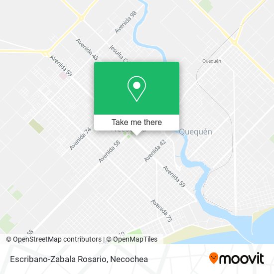 Escribano-Zabala Rosario map
