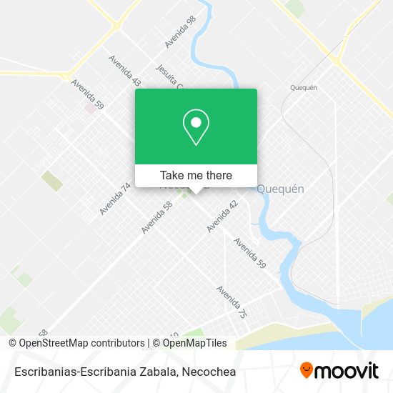 Mapa de Escribanias-Escribania Zabala