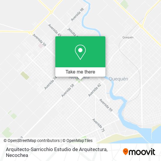 Mapa de Arquitecto-Sarricchio Estudio de Arquitectura