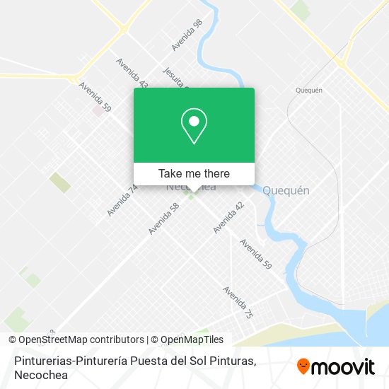 Mapa de Pinturerias-Pinturería Puesta del Sol Pinturas