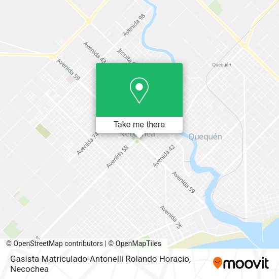 Mapa de Gasista Matriculado-Antonelli Rolando Horacio