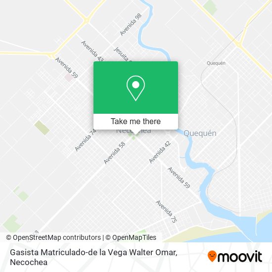 Gasista Matriculado-de la Vega Walter Omar map