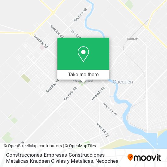 Mapa de Construcciones-Empresas-Construcciones Metalicas Knudsen Civiles y Metalicas