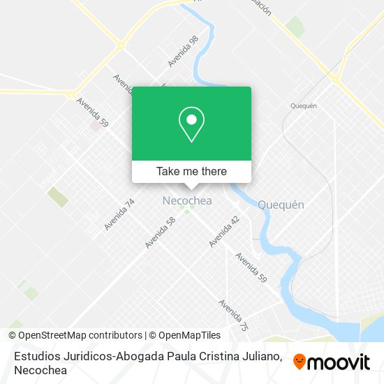 Estudios Juridicos-Abogada Paula Cristina Juliano map